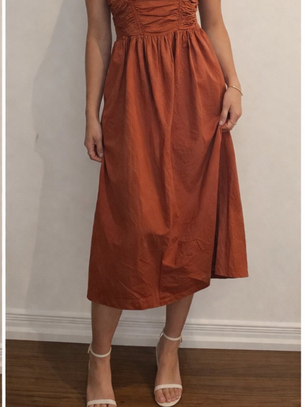 American Eagle Smocked Midi Dress - Picture 3 of 3